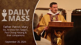 Catholic Daily Mass  Daily TV Mass  September 20 2024 [upl. by Jeniece]