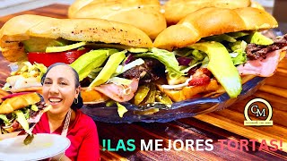 ¡El Secreto de las Tortas Mexicanas de Asada Revelado 😋🥰🔥 [upl. by Naoma94]