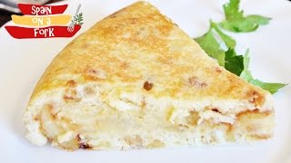 How to make Tortilla Española  Spanish Potato Omelette Recipe [upl. by Nnayrrehs]