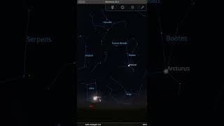 Find the next star explosion nova in Stellarium space science [upl. by Winnah]