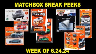 MATCHBOX 2024 SNEAK PEEKS FOR THE WEEK OF 62424 MOVING PARTS BASIC CARS AND COLLECTOR EDITIONS [upl. by Azerila247]