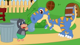 Benny Mole en Español  Un dinosaurio recogiendo basura Dibujos Animados Para Niños [upl. by Arahahs517]