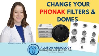 How to Change Phonak Hearing Aid Filter and Dome [upl. by Nnagrom]