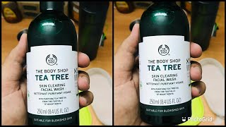 THE BODY SHOP TEA TREE FACE WASH REVIEW IN TAMIL [upl. by Adnuhsat]