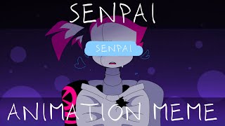 15 ♡Senpai Animation meme♡REMAKE♡ Flipaclip [upl. by Jonis]