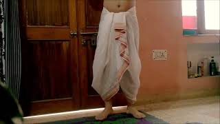 How to Wear a Dhoti in Simple and Basic Steps [upl. by Meridel157]