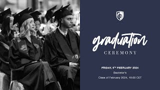 Glion Graduation Ceremony  Bachelors 9th of February 2024 [upl. by Downey]