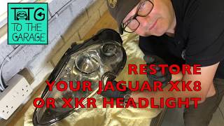 Secrets of the Jaguar xk8 Ep37 HEADLIGHT SPECIAL Pt 2 Removing the glass and restoring the lamp [upl. by Eojyllib]