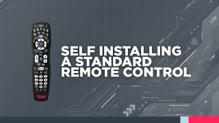 Self installing a Standard Remote ControlFisionTV [upl. by Eigriv388]