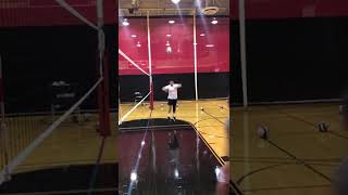 Volleyball Drills For Hitting Fast Outside Attacks Training With Tommi Stockham [upl. by Ariajay]