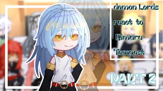 Demon Lords React To Rimuru TempestКнязья Тьмы Реагируют На Римуру ТемпестRUSS🇷🇺ENG🇺🇸Part2часть2 [upl. by Eiknarf28]