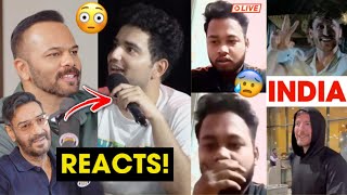 Rohit Shetty amp Ajay Devgn Reacts to Samay Raina India’s Got Latent😳 MrBeast amp Logan Paul India [upl. by Manuela609]