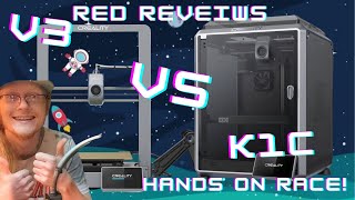 Ultimate 3D Printer Showdown Creality K1C vs Ender 3 V3  Print Quality Race [upl. by Porty]