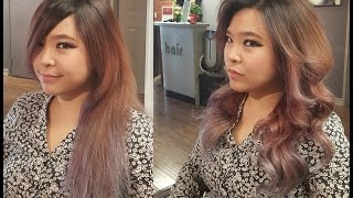 How to make gorgeous wavy hair with a flat iron  momo hair  Toronto [upl. by Elgar671]