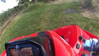 2016 CanAm Renegade 570 Camera Mounted On Handle Bars [upl. by Eustatius]