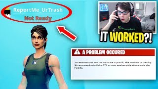 I spent a DAY trying to get BANNED on Fortnite so toxic [upl. by Nytsud]