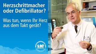 Herzschrittmacher  Defibrillator bei Herzrhythmusstörungen  Prof Dr Knez erklärt Unterschied [upl. by Leighland530]