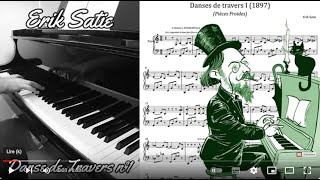 Erik Satie  Pièces Froides Danses de Travers n°1 2 et 3  Piano [upl. by Gilli]