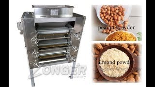 Almond Grinder MillAlmond Powder Milling MachineNut Powdering Machine [upl. by Cirda]