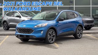 2021 Ford Escape SEL  Walkaround [upl. by Schouten]