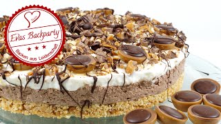 cremige Toffifee  Torte  ohne zu Backen [upl. by Ylrebme86]