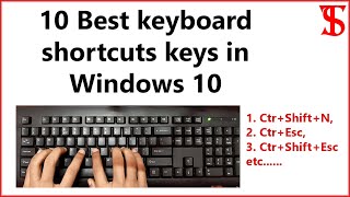 10 Best keyboard shortcuts keys in Windows 10 [upl. by Frankhouse]