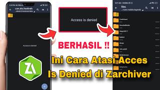 Cara Mengatasi Acces Denied Di Zarchiver [upl. by Eskil]