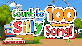 Count to 100 SILLY SONG  Volume 2  Jack Hartmann [upl. by Odnam]