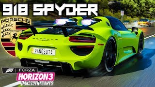 ΧΩΡΕΣΑΜΕ 1400 ΑΛΟΓΑ ΣΤΗΝ PORSCHE 918 SPYDER  Forza Horizon 3 Special [upl. by Legin]