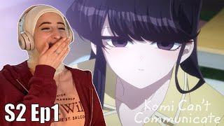 Weekly serotonin is back  Komi Cant Communicate Season 2 Episode 1 Reaction [upl. by Ilime]