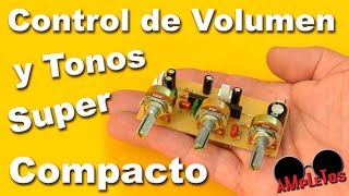 Control de tonos y volumen controlados por tensión con AN5835 [upl. by Iror]