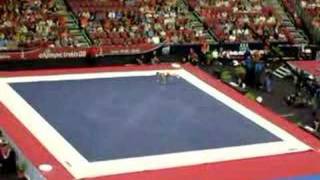 Morgan Hamm Floor ExerciseMens Gymnastic Trial Prelim2008 [upl. by Shipp]