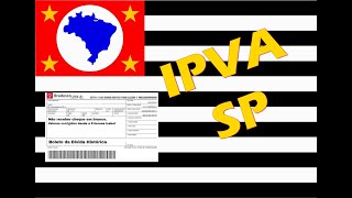 IPVA SP saiba como emitir boleto de ipva do estado de sp [upl. by Malim]