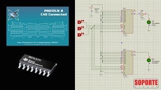 Sumador Completo con 2 Multiplexores 74151 8x1  Proteus 8 [upl. by Ciardap922]