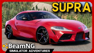 NEW Toyota Supra Mk5 Mod with INSANE DETAILS  BeamNG Mods [upl. by Leizar]