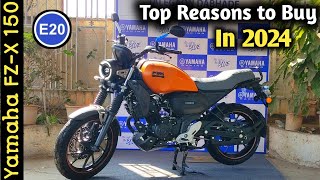 Top Reasons to Buy Yamaha FZX 150 In 2024  FZ X 150 E20  Price amp Mileage [upl. by Jacinthe879]