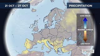 Monthly precipitation forecast for Europe 11102024 [upl. by Williams278]