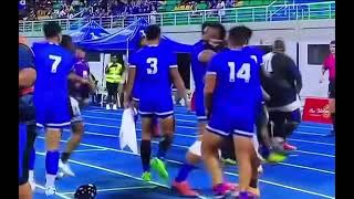 Somoa Vs Fiji  Pacific games 2023 brutal fight😢 [upl. by Eyllom]