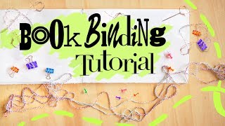 BINDING your Journal or Sketchbook DIY Journal 2 [upl. by Redienhcs105]