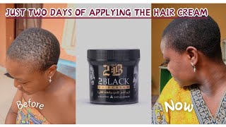 How 2Black Hair Cream Darkened and Grew My Hair in Just 2 Days Of Applying It 😲 [upl. by Leihcar]