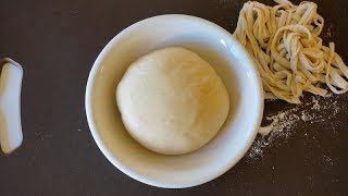 How to make Malaysia Mee Hoon Kueh Dough aka Pan Mee [upl. by Hirz]