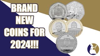 5 Brand New Coins For 2024 The Annual Coin Sets From The Royal Mint [upl. by Wettam815]