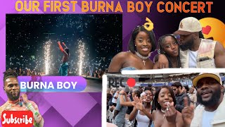 OUR FIRST BURNA BOY CONCERT [upl. by Eirene]