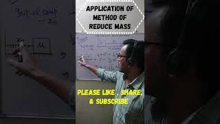 APPLICATION OF METHOD OF REDUCED MASS education jee neet physics reducemass twobodies viral [upl. by Llennol877]