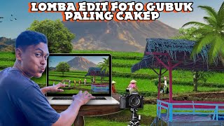 Lomba Edit Foto Gubuk amp Sawah Hadiah Uang [upl. by Goodspeed837]