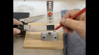 Knife Sharpening  Tips and Tricks using the Lansky sharpening system [upl. by Atlante743]