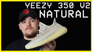 Adidas Yeezy 350 V2 Natural Review [upl. by Eliga]