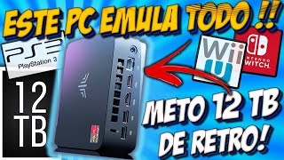 🟢Potencio el MiniPC Gamer Ryzen 5 PRO 5675U de Amazon con 12TB de puro RETRO HyperSpin PS3 PS4 WiiU [upl. by Os462]