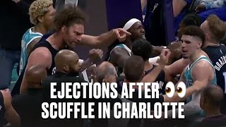 Ejections After Scuffle In Charlotte 👀 [upl. by Leirea]