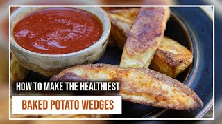 Easy Potato Wedges  insanely good healthy version [upl. by Daub230]